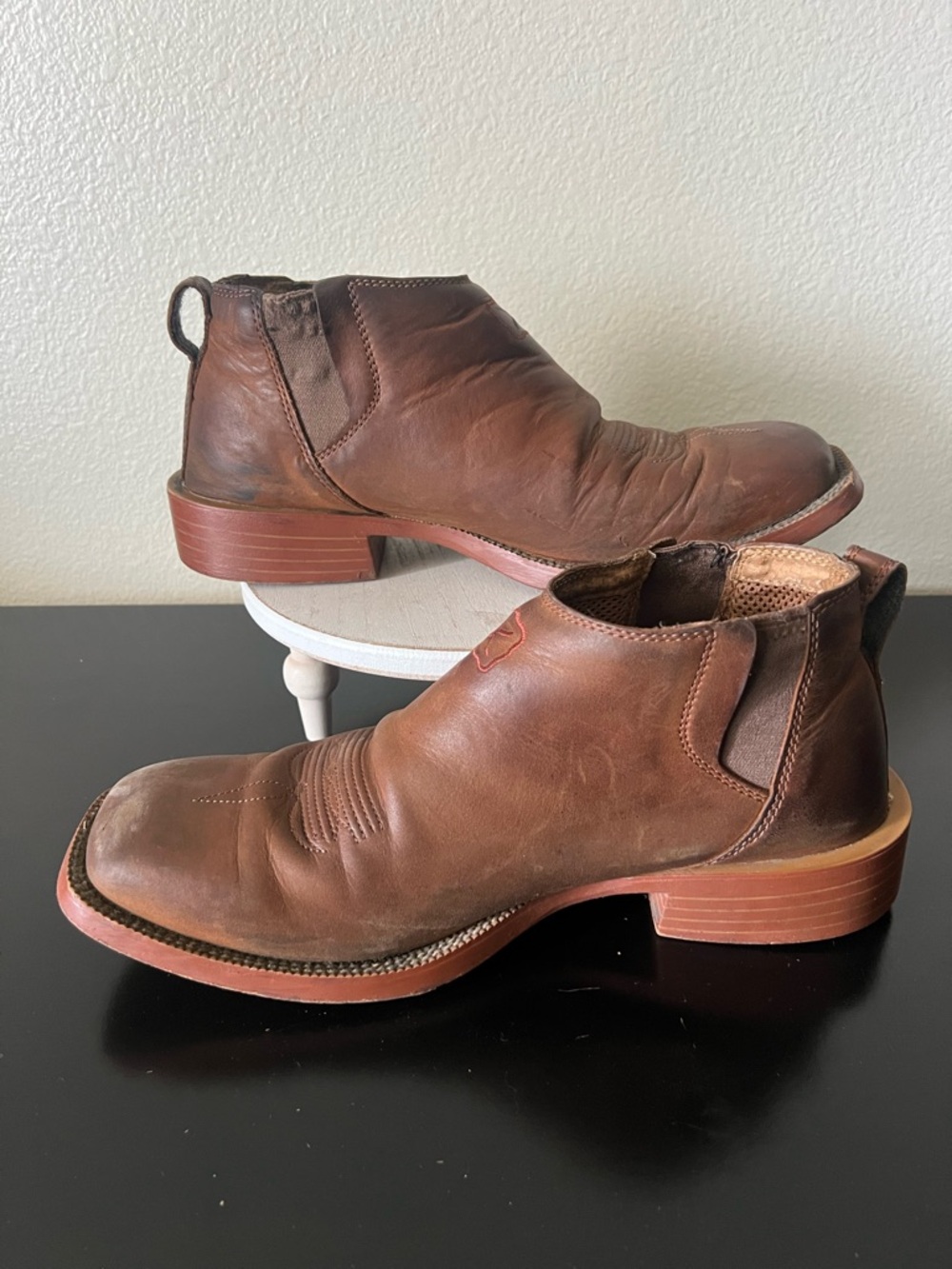 Twisted X Mens‎ 4 Cellstretch Tech X Chelsea Brown Western Cowboy Boot 10.5 D
